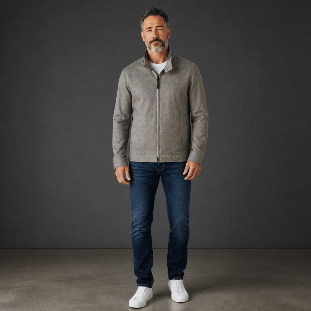 Jack Spade New York Wool Zip Jacket
Men’s Size XL